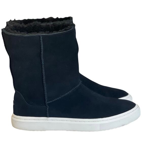 UGG Alameda Black Cuffable Suede Boot - 9 - Picture 4 of 6